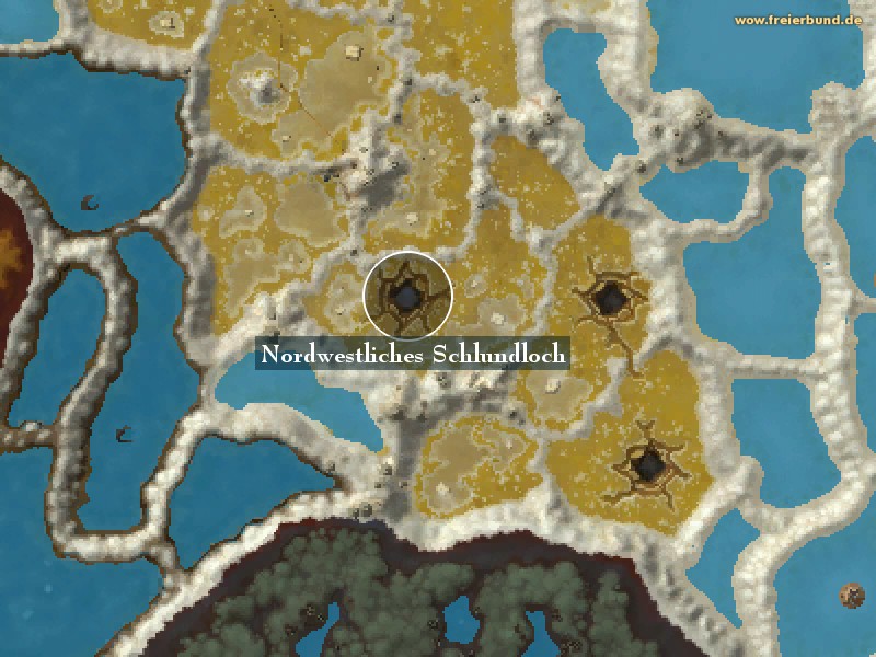 Nordwestliches Schlundloch (Northwestern Sinkhole) Landmark WoW World of Warcraft 