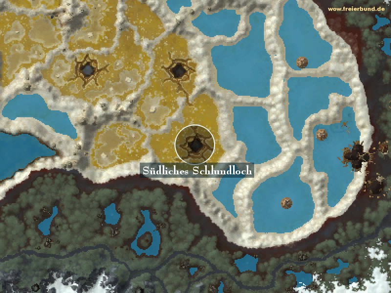 Südliches Schlundloch (Southern Sinkhole) Landmark WoW World of Warcraft 