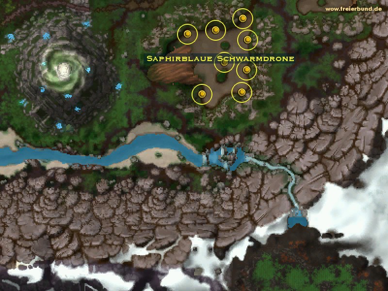 Saphirblaue Schwarmdrone (Sapphire Hive Drone) Monster WoW World of Warcraft 
