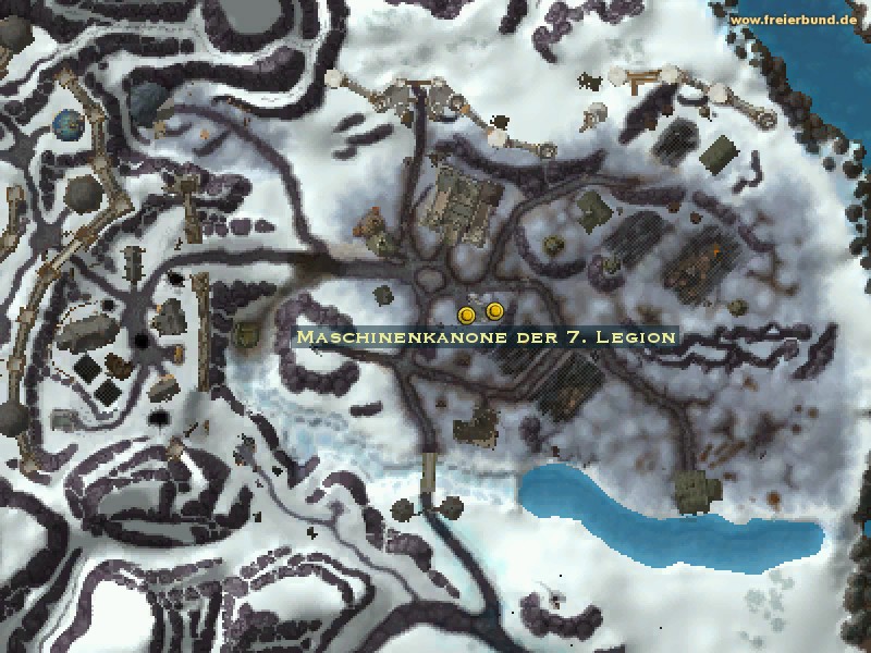 Maschinenkanone der 7. Legion (Chain gun of the 7th Legion) Quest-Gegenstand WoW World of Warcraft 