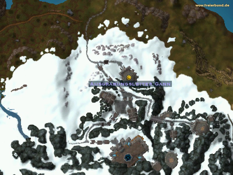Ausgrabungsleiter Gann (Prospector Gann) Quest NSC WoW World of Warcraft 