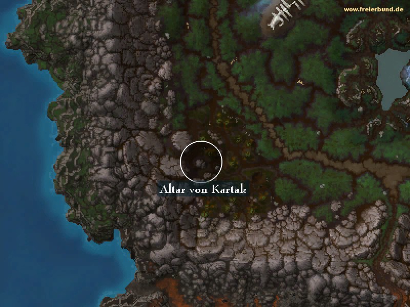 Altar von Kartak (Altar of Kartak) Landmark WoW World of Warcraft 