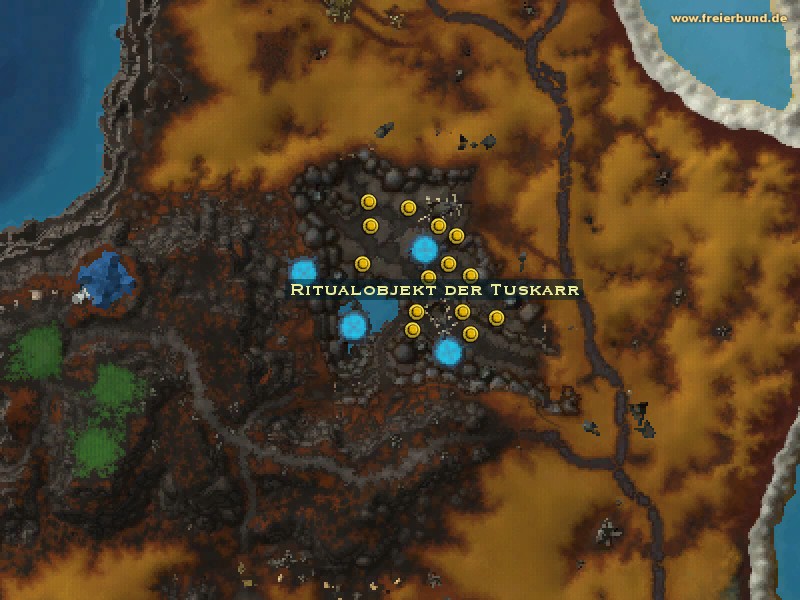 Ritualobjekt der Tuskarr (Tuskarr Ritual Object) Quest-Gegenstand WoW World of Warcraft 