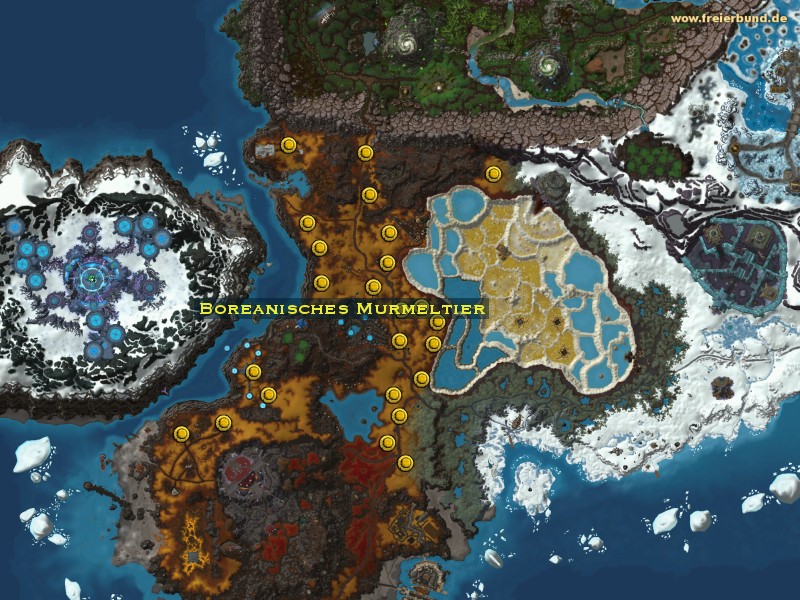 Boreanisches Murmeltier (Borean Marmot) Monster WoW World of Warcraft 