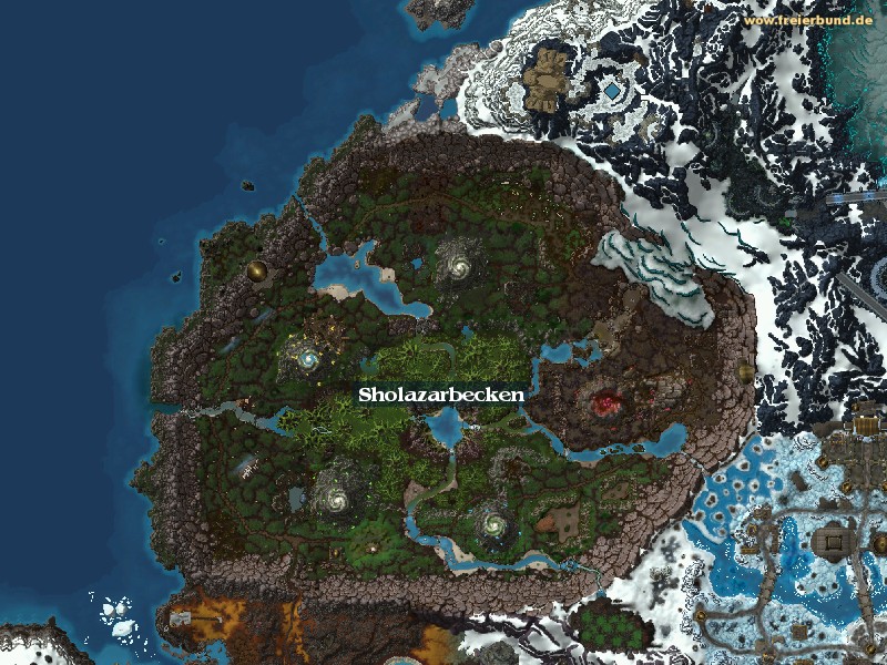 Sholazarbecken (Sholazar Basin) Zone WoW World of Warcraft 