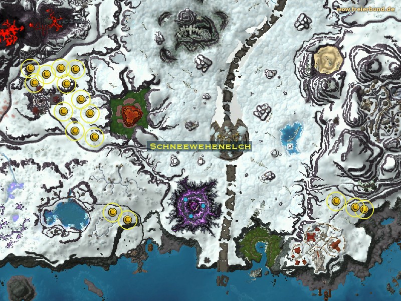 Schneewehenelch (Snowfall Elk) Monster WoW World of Warcraft 