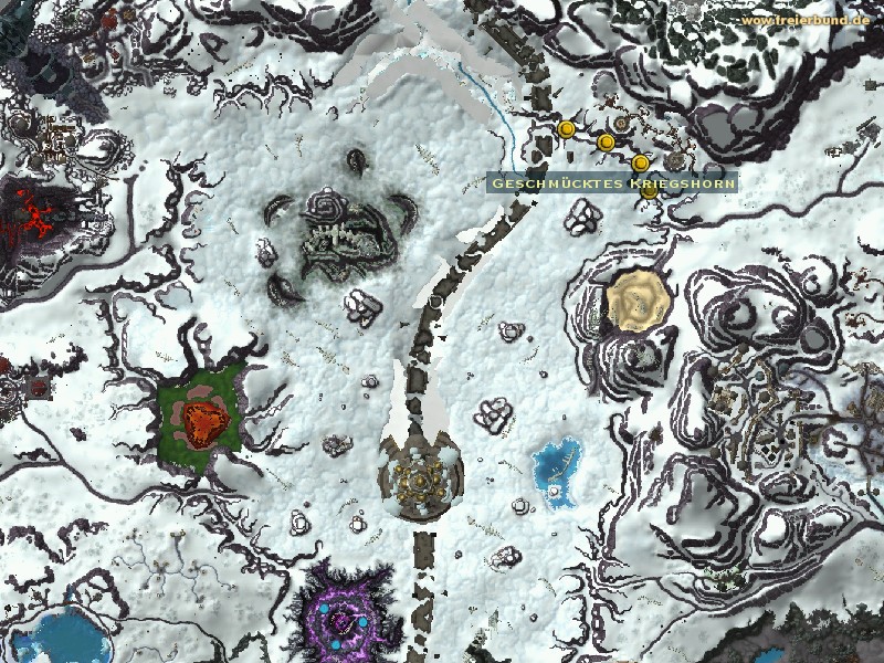 Geschmücktes Kriegshorn (Emblazoned Battle Horn) Quest-Gegenstand WoW World of Warcraft 