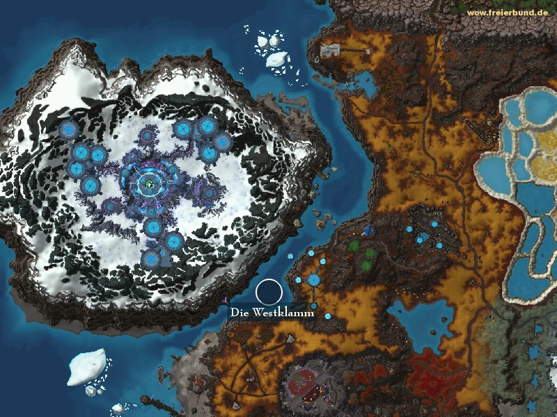 Die Westklamm (The Westrift) Landmark WoW World of Warcraft 
