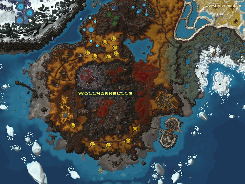 Wollhornbulle (Wooly Rhino Bull) Monster WoW World of Warcraft 