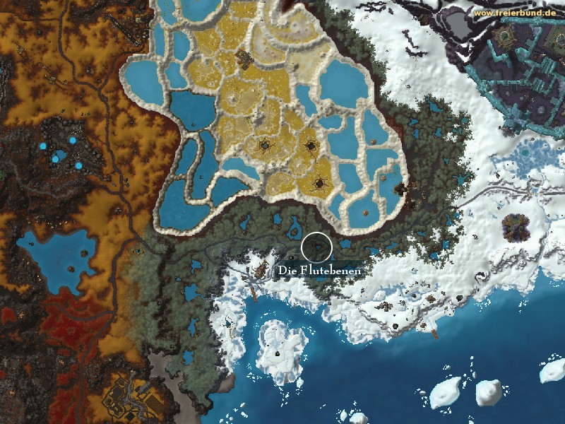 Die Flutebenen (The Flood Plains) Landmark WoW World of Warcraft 