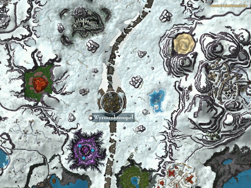 Wyrmruhtempel (Wyrmrest Temple) Landmark WoW World of Warcraft 