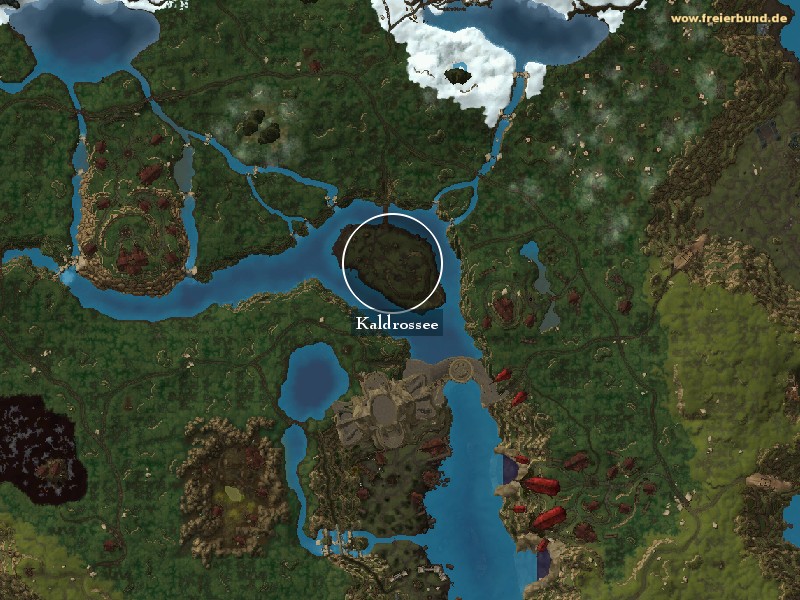 Kaldrossee (Lake Cauldros) Landmark WoW World of Warcraft 