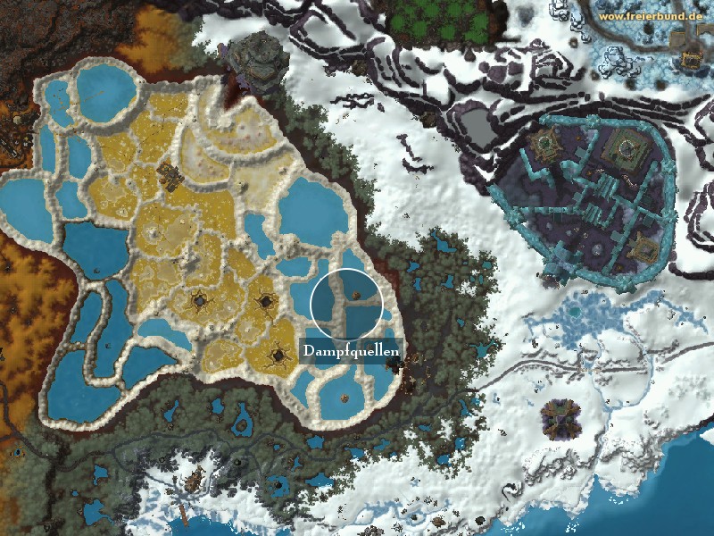 Dampfquellen (Steam Springs) Landmark WoW World of Warcraft 