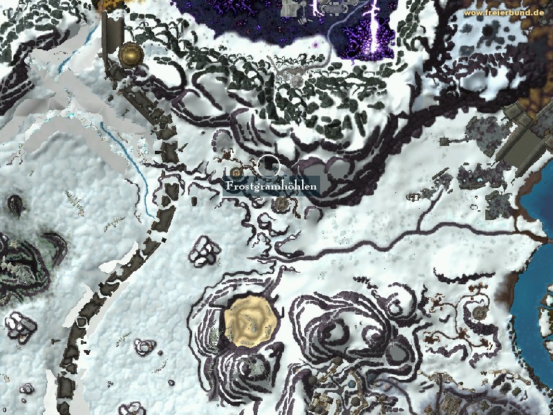 Frostgramhöhlen (Frostmourne Cavern) Landmark WoW World of Warcraft 