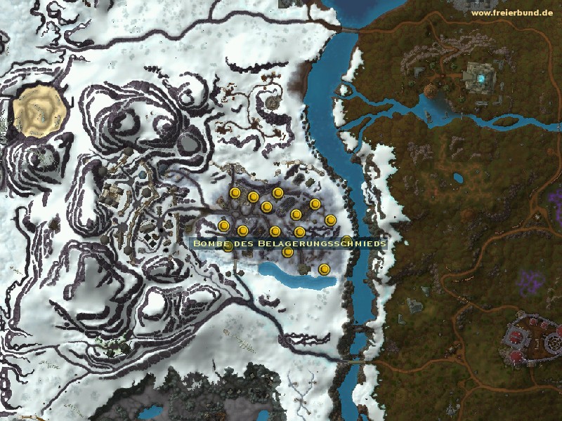 Bombe des Belagerungsschmieds (Siegesmith Bomb) Quest-Gegenstand WoW World of Warcraft 