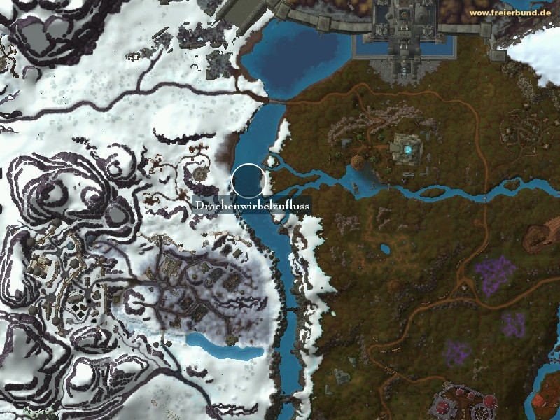 Drachenwirbelzufluss (Dragonspine Tributary) Landmark WoW World of Warcraft 