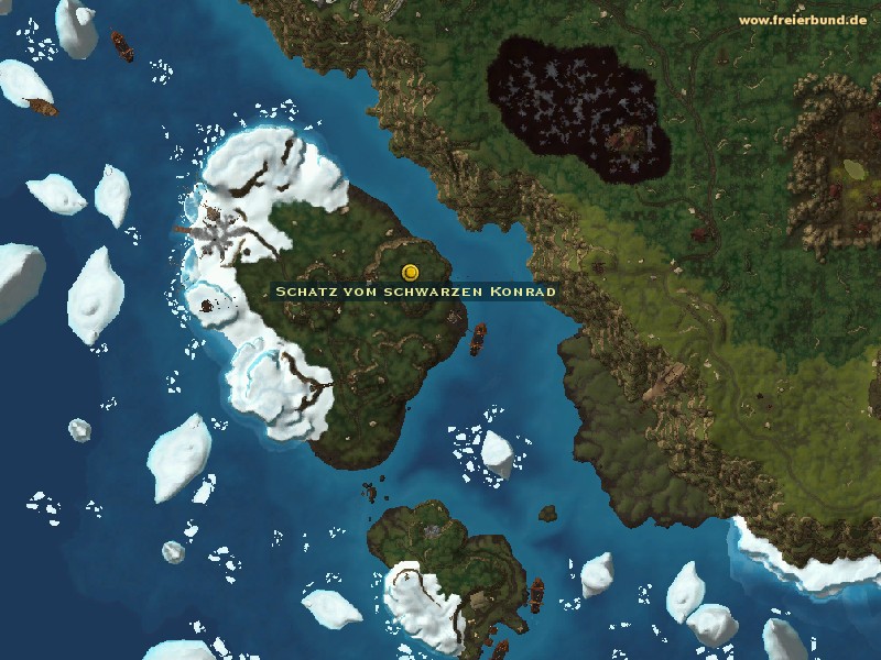 Schatz vom schwarzen Konrad (Black Conrad's Treasure) Quest-Gegenstand WoW World of Warcraft 