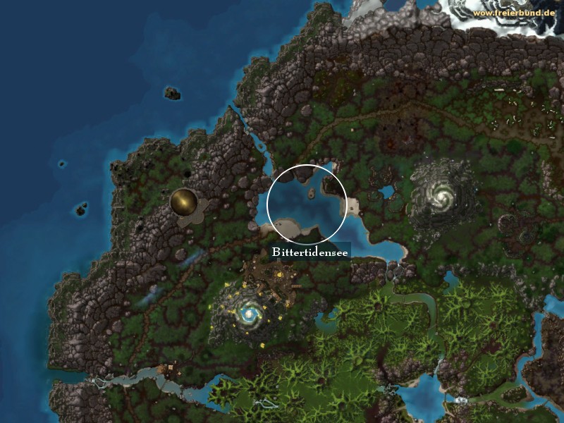 Bittertidensee (Bittertide Lake) Landmark WoW World of Warcraft 