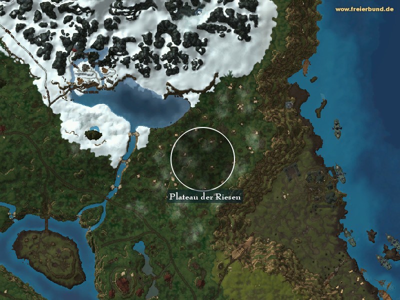 Plateau der Riesen (Giants' Run) Landmark WoW World of Warcraft 