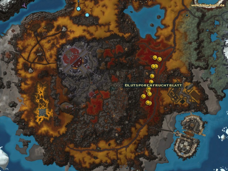 Blutsporenfruchtblatt (Bloodspore Carpel) Quest-Gegenstand WoW World of Warcraft 
