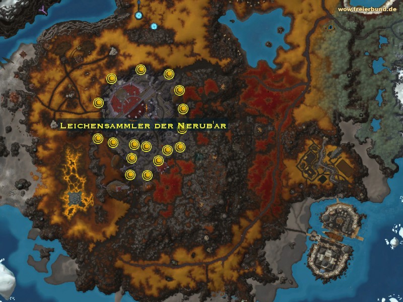 Leichensammler der Nerub'ar (Nerub'ar Corpse Harvester) Monster WoW World of Warcraft 