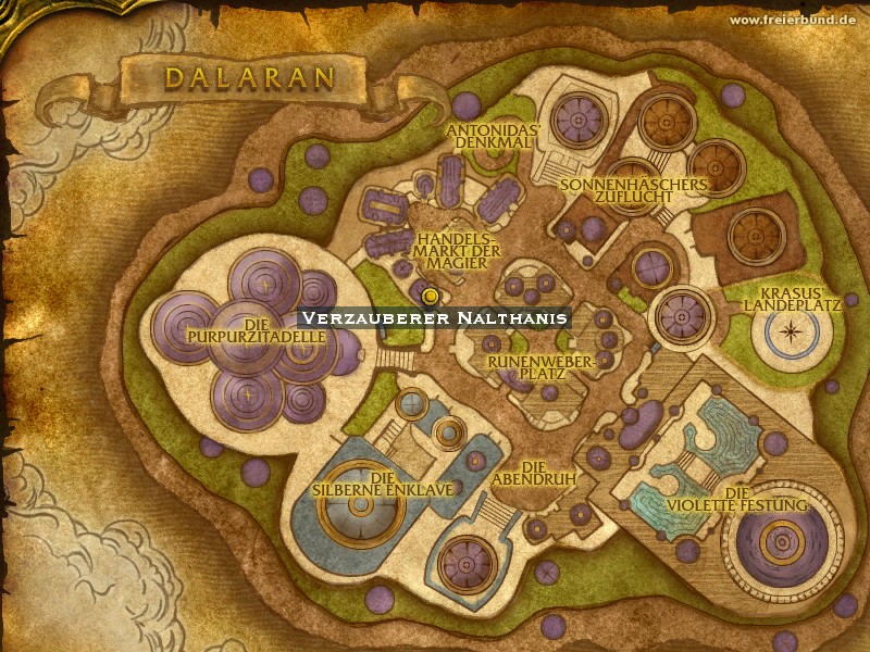Verzauberer Nalthanis (Enchanter Nalthanis) Trainer WoW World of Warcraft 