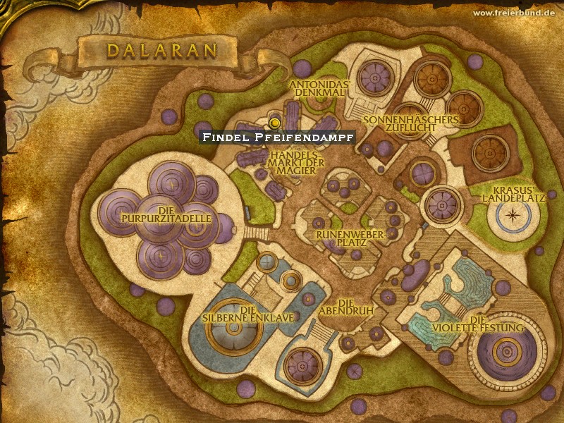 Findel Pfeifendampf (Findle Whistlesteam) Trainer WoW World of Warcraft 