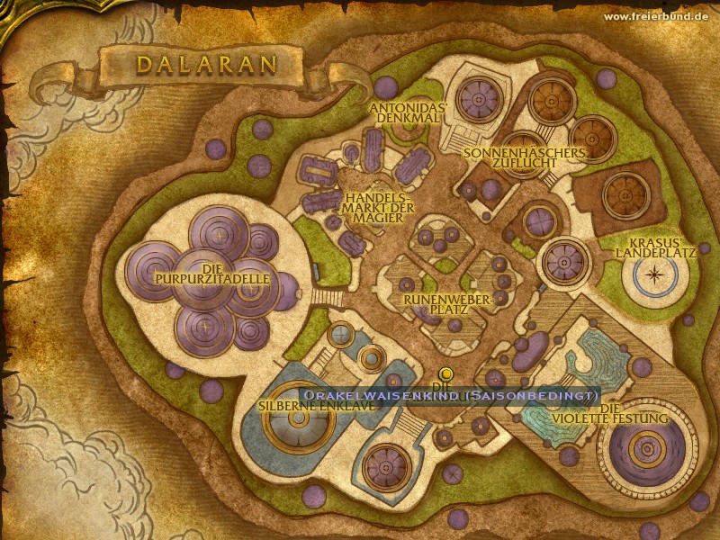 Orakelwaisenkind (Saisonbedingt) (Oracle Orphan) Quest NSC WoW World of Warcraft 