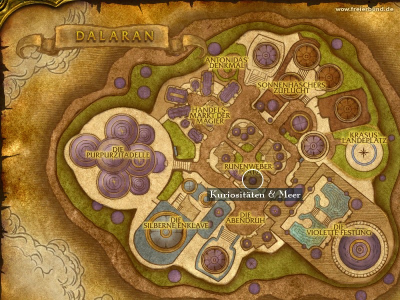Kuriositäten & Meer (Curiosities & Moore) Landmark WoW World of Warcraft 
