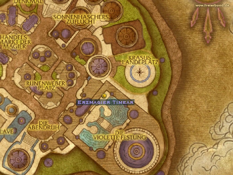 Erzmagier Timear (Archmage Timear) Quest NSC WoW World of Warcraft 