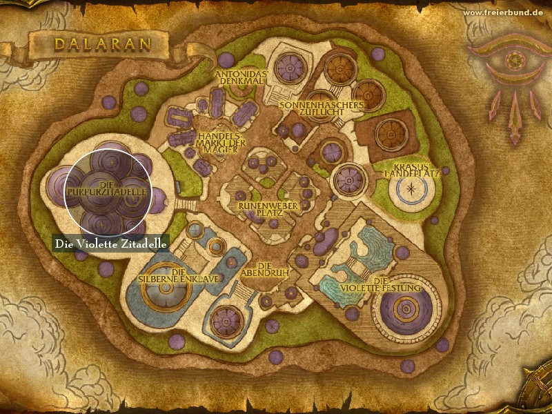 Die Violette Zitadelle (The Violet Citadel) Landmark WoW World of Warcraft 