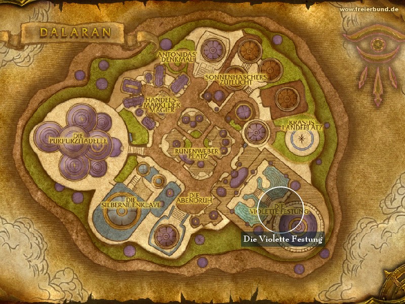 Die Violette Festung (The Violet Hold) Landmark WoW World of Warcraft 
