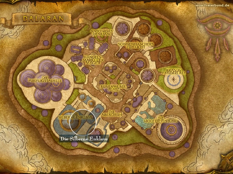 Die Silberne Enklave (The Silver Enclave) Landmark WoW World of Warcraft 