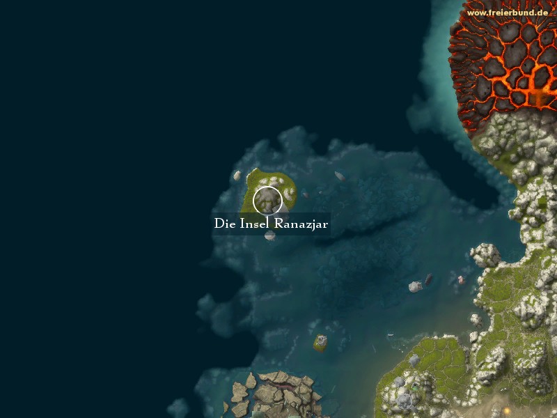 Die Insel Ranazjar (Ranazjar Isle) Landmark WoW World of Warcraft 