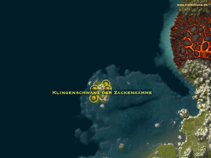 Klingenschwanz der Zackenkämme (Slitherblade Razortail) Monster WoW World of Warcraft 