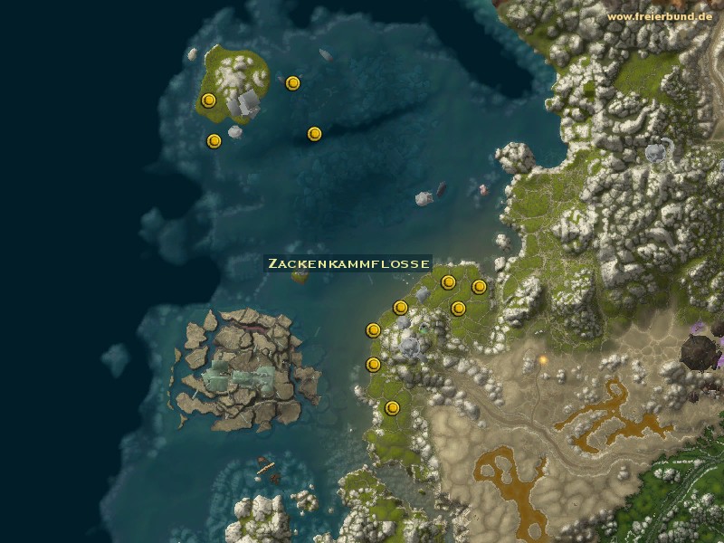Zackenkammflosse (Slitherblade Fin) Quest-Gegenstand WoW World of Warcraft 