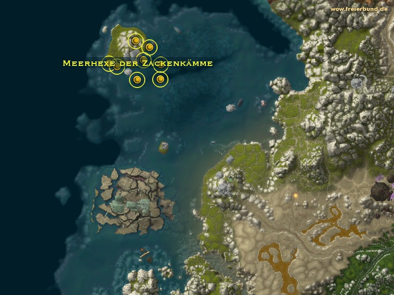 Meerhexe der Zackenkämme (Slitherblade Sea Witch) Monster WoW World of Warcraft 