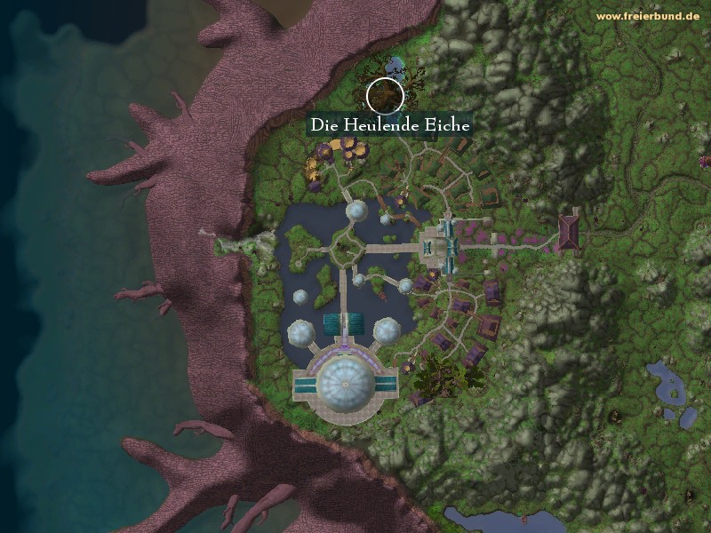 Die Heulende Eiche (The Howling Oak) Landmark WoW World of Warcraft 