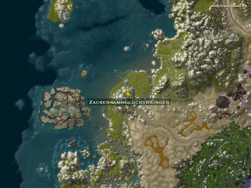 Zackenkammglücksbringer (Slitherblade Charm) Quest-Gegenstand WoW World of Warcraft 