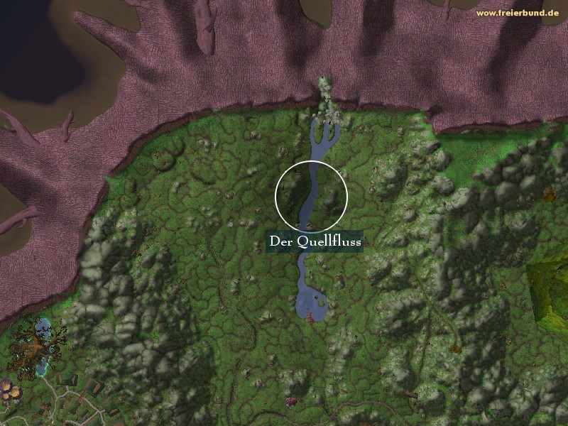 Der Quellfluss (Wellspring River) Landmark WoW World of Warcraft 