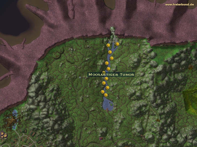 Moosartiger Tumor (Mossy Tumor) Quest-Gegenstand WoW World of Warcraft 
