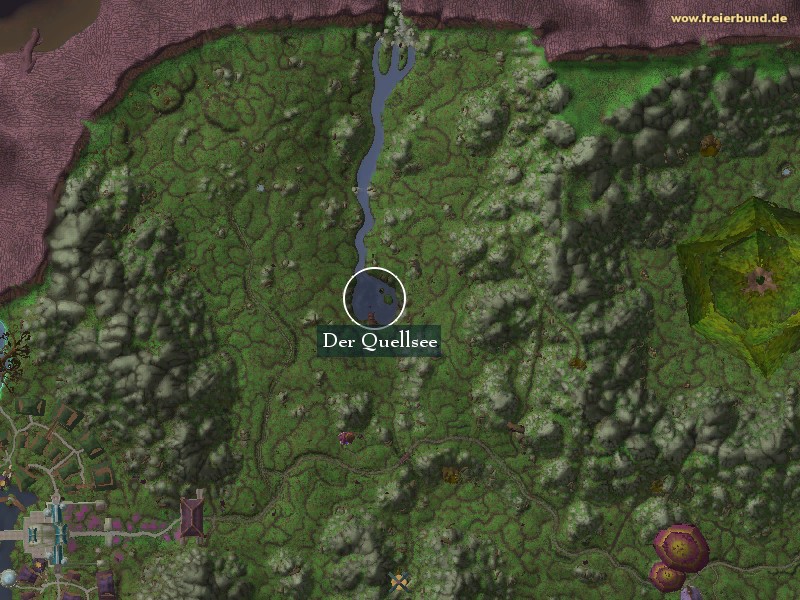 Der Quellsee (Wellspring Lake) Landmark WoW World of Warcraft 