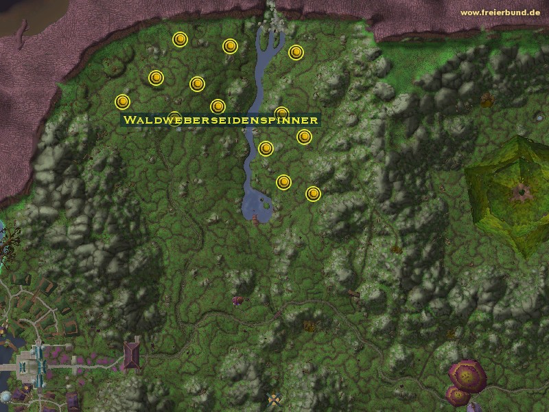 Waldweberseidenspinner (Webwood Silkspinner) Monster WoW World of Warcraft 