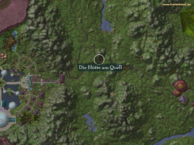 Die Hütte am Quell (Wellspring Hovel) Landmark WoW World of Warcraft 