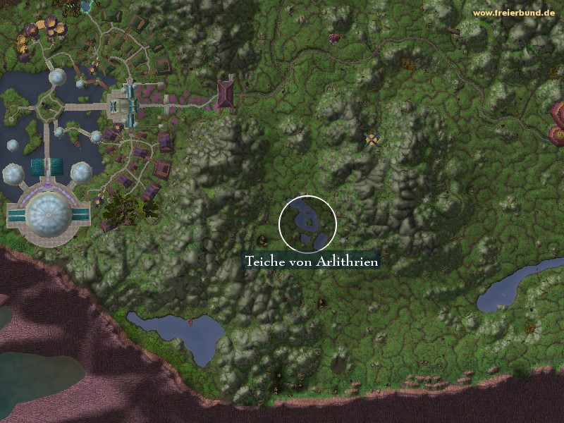 Teiche von Arlithrien (Pools of Arlithrien) Landmark WoW World of Warcraft 