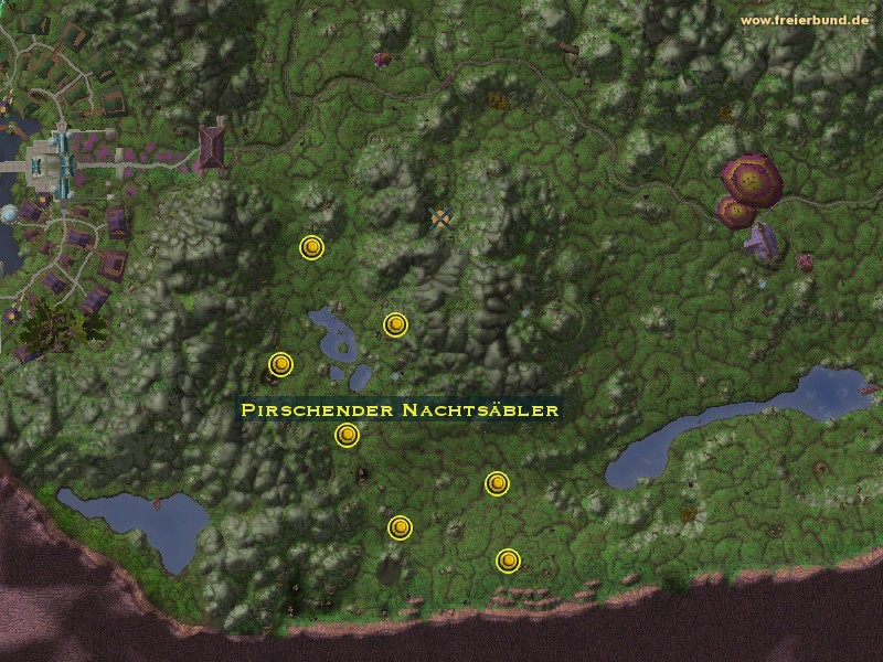 Pirschender Nachtsäbler (Nightsaber Stalker) Monster WoW World of Warcraft 