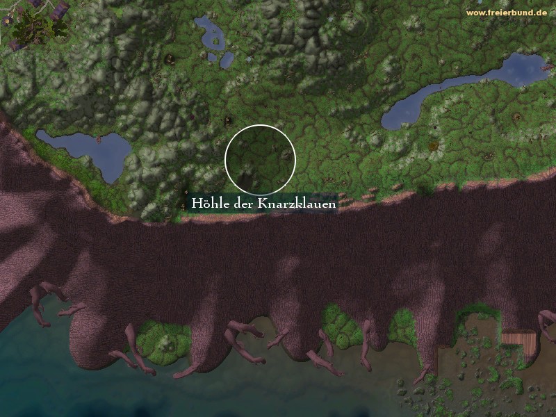 Höhle der Knarzklauen (Gnarlpine Hold) Landmark WoW World of Warcraft 