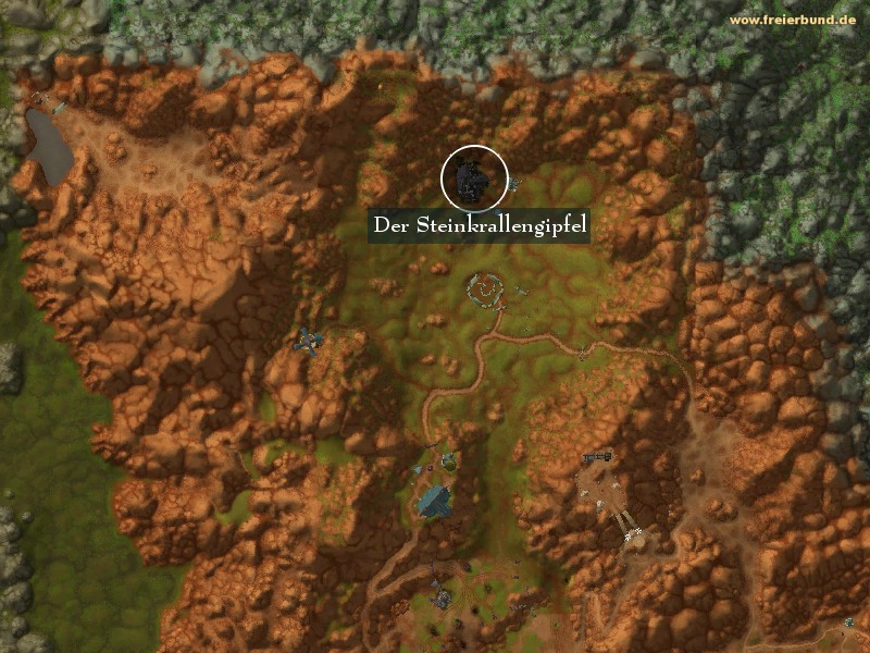 Der Steinkrallengipfel (Stonetalon Peak) Landmark WoW World of Warcraft 