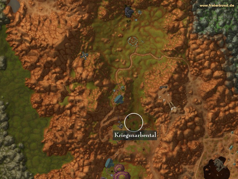 Kriegsnarbental (Battlescar Valley) Landmark WoW World of Warcraft 