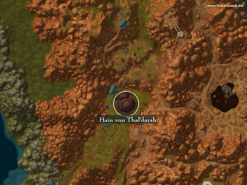 Hain von Thal'darah (Thal'darah Grove) Landmark WoW World of Warcraft 